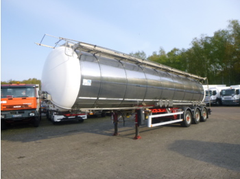 Tanker semi-trailer for transportation of food L.A.G. Food / chemical tank inox 34.6 m3 / 2 comp + pump: picture 1