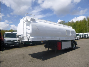Tanker semi-trailer for transportation of fuel L.A.G. Fuel tank alu 21 m3 / 4 comp + dual counter: picture 1