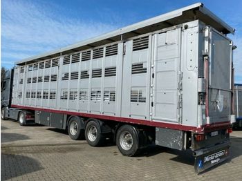 Livestock semi-trailer Menke 3 Stock Lenk Lift Vollalu