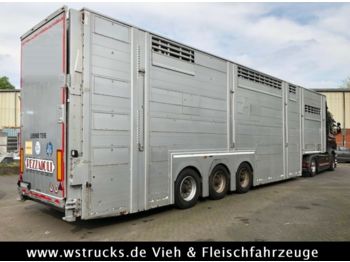 Pezzaioli SBA 63 3Stock  Vollausstattung GPS Top Zustand  - Livestock semi-trailer