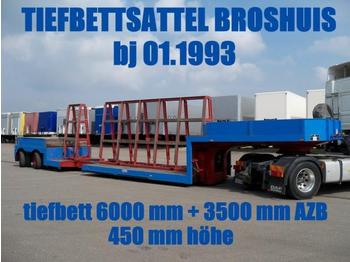 Broshuis TIEFBETTSATTEL 2a. 6000mm tiefbett/0,45m h - Low loader semi-trailer