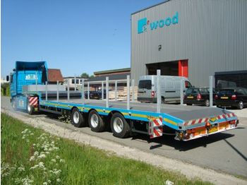 Broshuis Uitschuifbare semi dieplader - Low loader semi-trailer