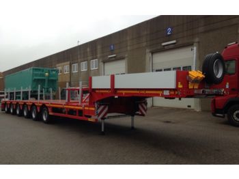 Low loader semi-trailer Faymonville 6 Achs. tieflader/ausziehbar