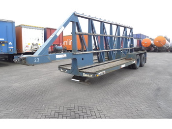 GHEYSEN & VERPOORT special heavy duty Platform, semi low boy, springsuspension, twintyres - Low loader semi-trailer
