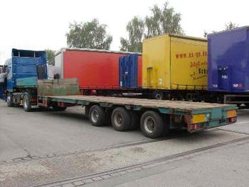 Goldhofer 3-Achs-Satteltieflader - teleskopierbar - Low loader semi-trailer