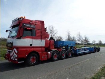 Low loader semi-trailer Goldhofer STZ-VL4-42/80A Extendable Low Loader + 5.000 mm Extension Beams