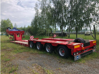 Low loader semi-trailer Goldhofer STZ-VL4-45/80A Tiefbett * überholt! TOP Zustand