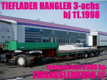  HANGLER TIEFLADER ZWANGSGELENKT 3-achs / BDF - Low loader semi-trailer