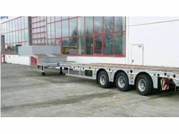 Möslein 3 Achs Satteltieflader, ausziehbar - Low loader semi-trailer