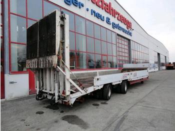 Müller-Mitteltal 2 Achs Satteltieflader mit Staplerrampe, hydr. g - Low loader semi-trailer