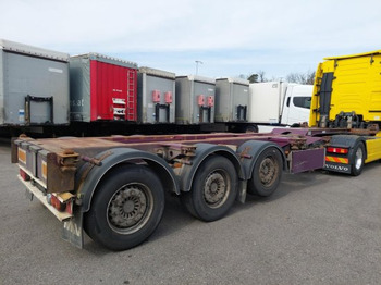 Container transporter/ Swap body semi-trailer M&V 902S, Containerchassis, SLIDER, Ausziehbar, 1X20,2X20,1X40ft 2 Stk. verfügbar: picture 4