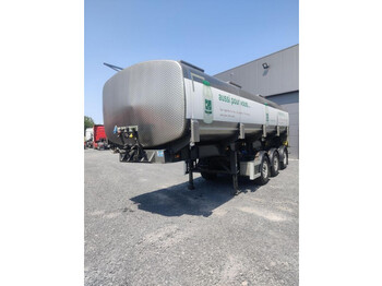 Tanker semi-trailer for transportation of milk Mafa schwarte jansky with counters- 3 axles - stainless steel-29000L: picture 1