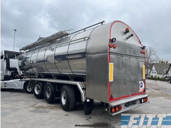 Tanker semi-trailer for transportation of milk Magyar 3 ass gestuurde RMO tank oplegger, RVS ISO, 34.000 Liter: picture 1