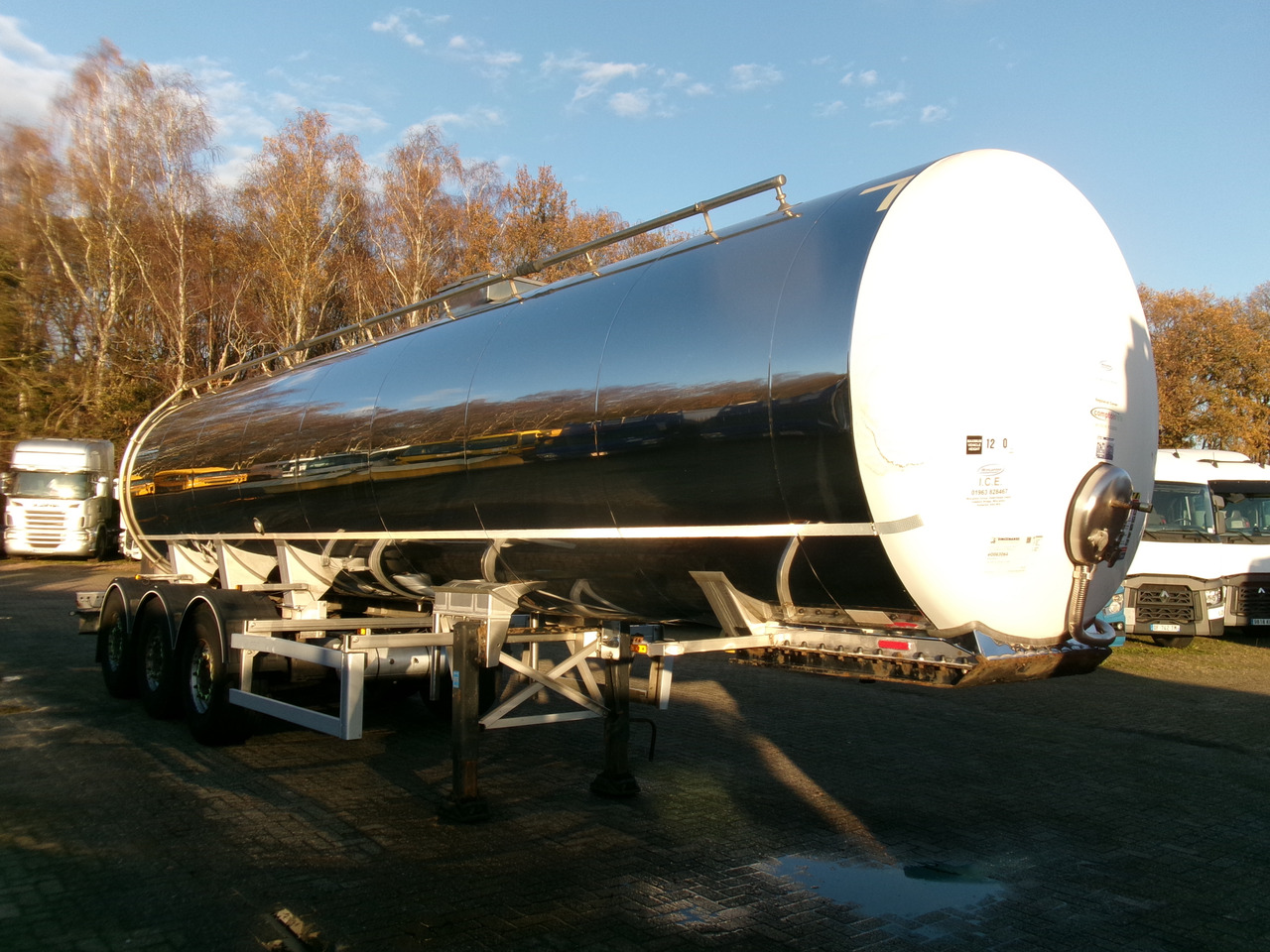 Maisonneuve Food tank inox 30 m3 / 1 comp - Tanker semi-trailer: picture 2