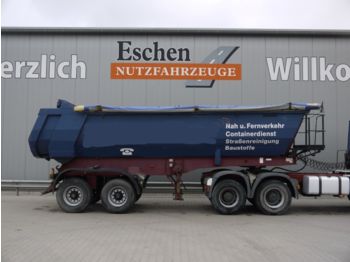Tipper semi-trailer Meiller MHKS 41/2, 25 Stahlmulde, Schüttung, Luft, BPW: picture 1