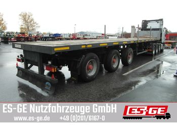 Dropside/ Flatbed semi-trailer Nooteboom 3-Achs-Teleauflieger - hydr. gelenkt: picture 1