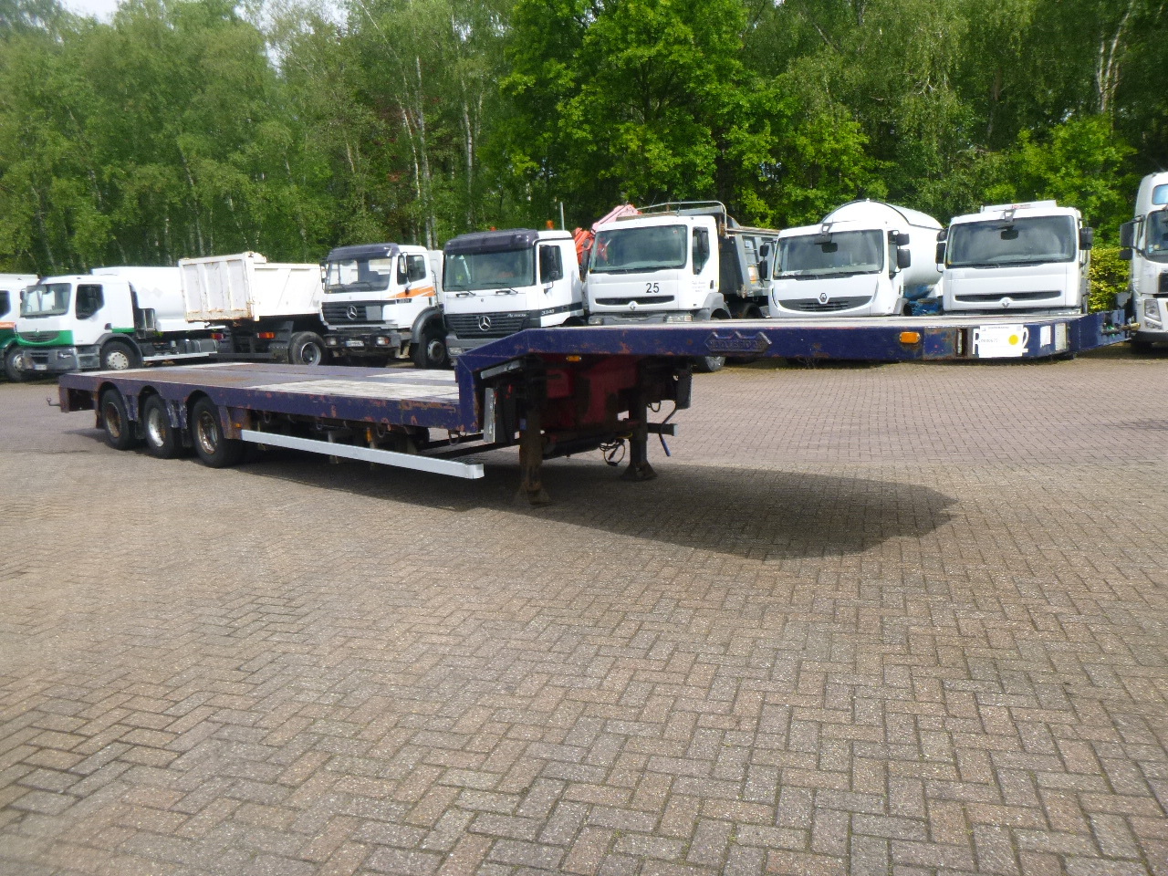 Low loader semi-trailer Nooteboom 3-axle semi-lowbed trailer OSDS-48-03V / ext. 15 m: picture 6