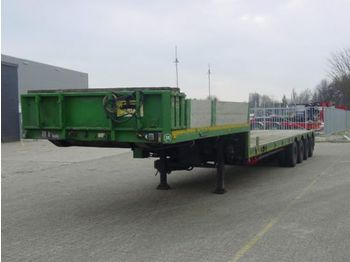 Low loader semi-trailer for transportation of heavy machinery Nooteboom 4ass semi gestuurd 2x uit: picture 1
