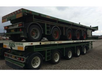 Dropside/ Flatbed semi-trailer Nooteboom ballast  5 axle: picture 1