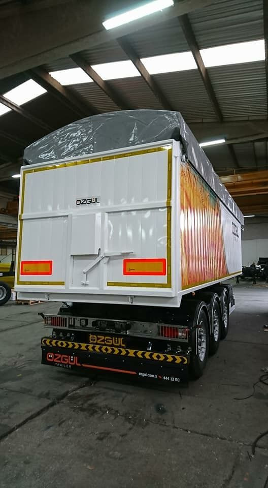 Tipper semi-trailer for transportation of bulk materials Özgül TIPPING TRAILER FOR GRAIN: picture 13
