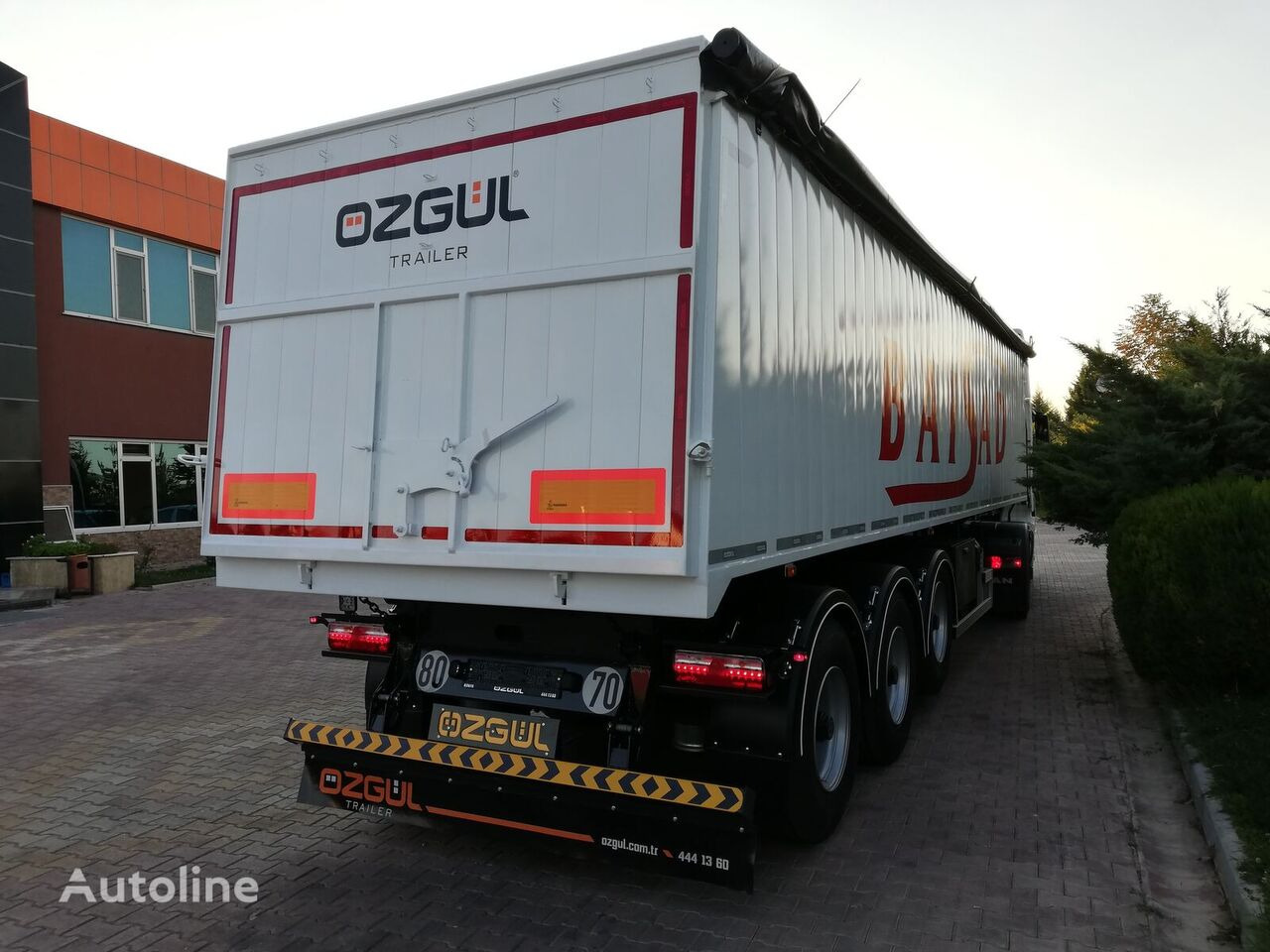 Tipper semi-trailer for transportation of bulk materials Özgül TIPPING TRAILER FOR GRAIN: picture 11