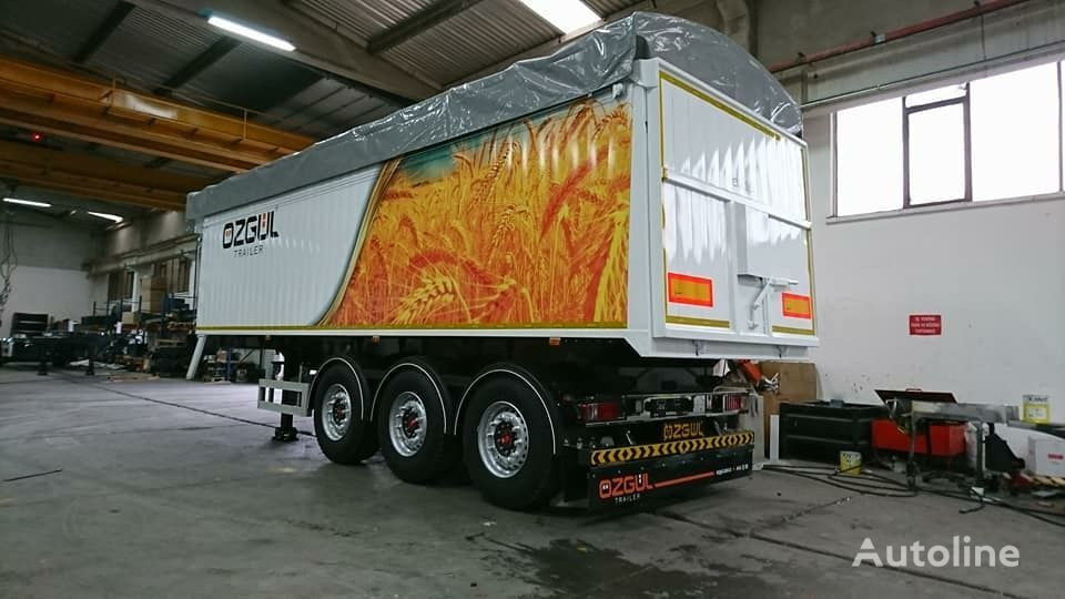 Tipper semi-trailer for transportation of bulk materials Özgül TIPPING TRAILER FOR GRAIN: picture 8