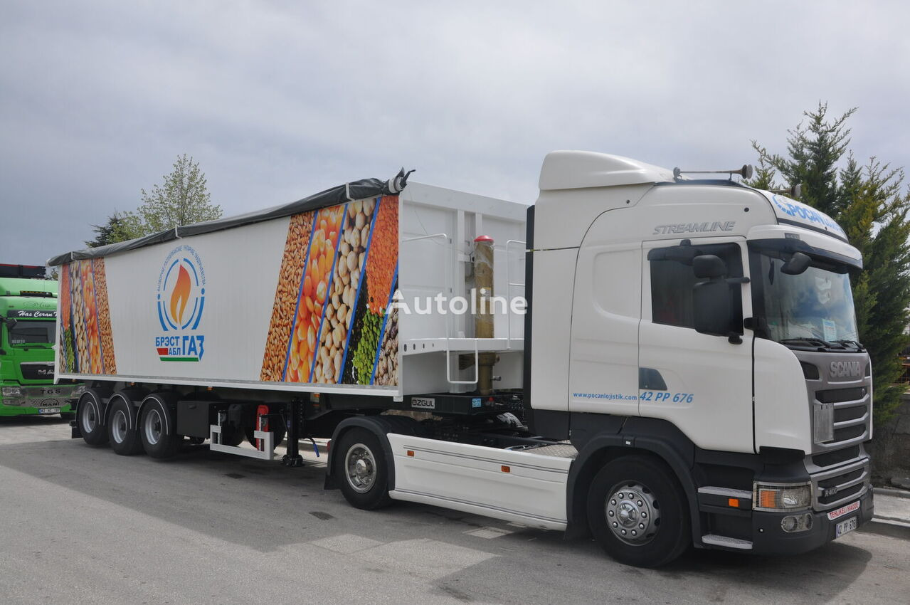 Tipper semi-trailer for transportation of bulk materials Özgül TIPPING TRAILER FOR GRAIN: picture 9