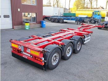 Container transporter/ Swap body semi-trailer Pacton TXC.343 - Multi - SAF assen - Schijfremmen - Liftas - Stuuras (O548): picture 1