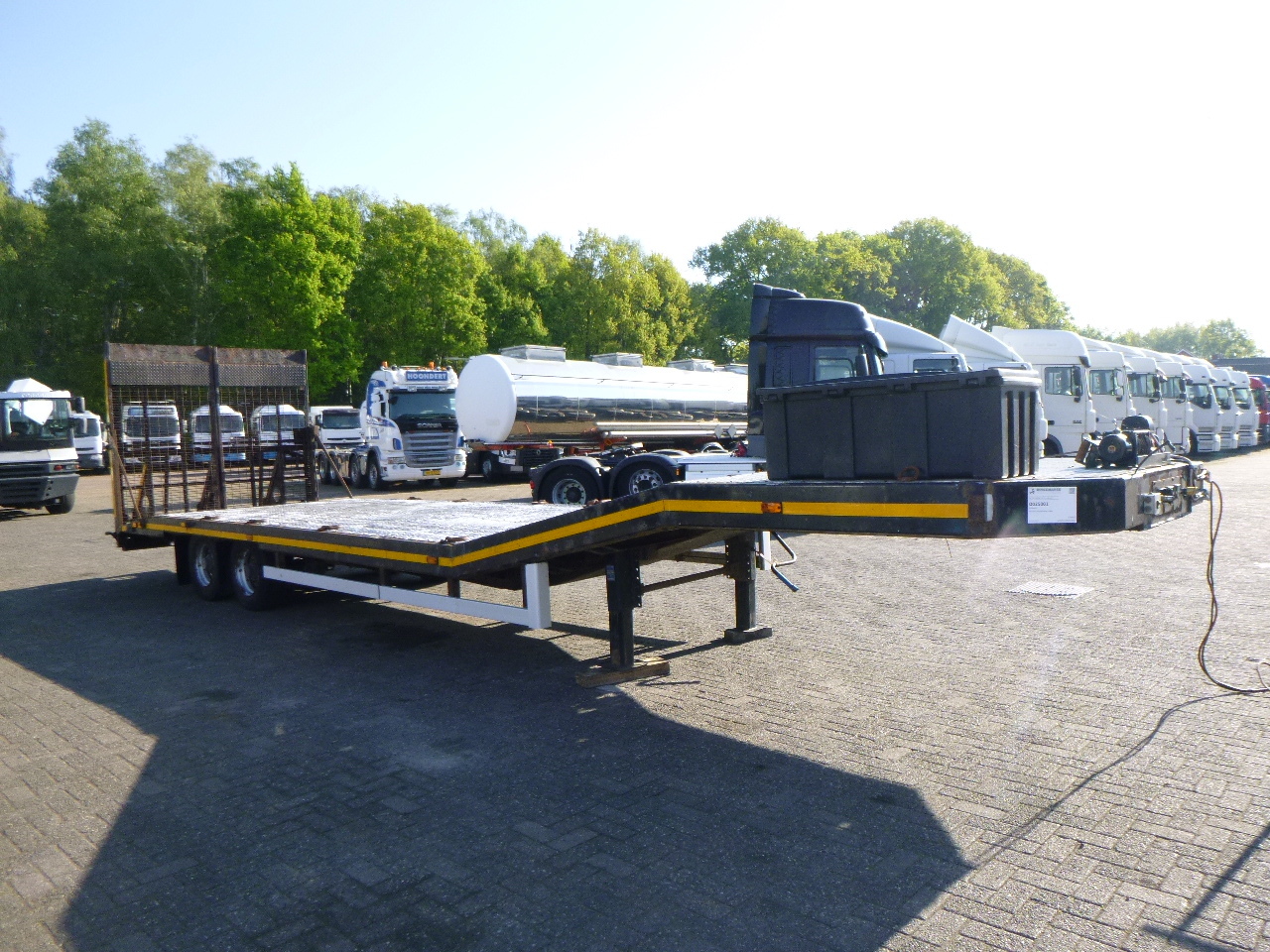 Low loader semi-trailer Redwood Ant Artic 500 semi-lowbed trailer 10 m + winch + ramp (light commercial): picture 6
