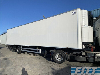 Hertoghs 2ass koel/vries oplegger, 2x stuuras, Carr Vector 1550, 2000 kg achterklep - apk 10-2023 - Refrigerated semi-trailer