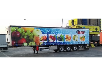 BRF CURTAINSIDER REEFER TRAILER - Refrigerator semi-trailer