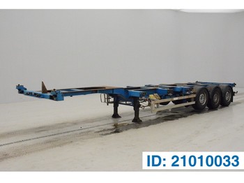 Container transporter/ Swap body semi-trailer Renders Polyvalent skelet 20-30-40 ft: picture 1
