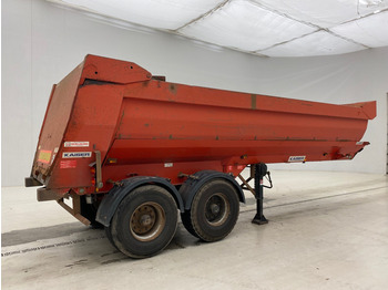 Tipper semi-trailer Robuste Kaiser 28 cub in steel: picture 5