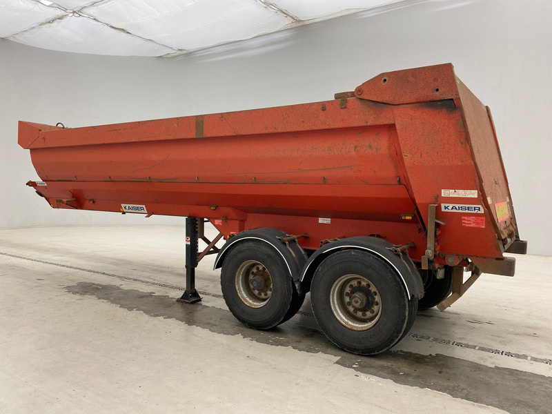 Tipper semi-trailer Robuste Kaiser 28 cub in steel: picture 8