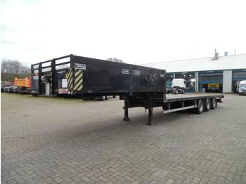 Low loader semi-trailer SDC 3-axle semi-lowbed container trailer 10-20-30 ft: picture 1