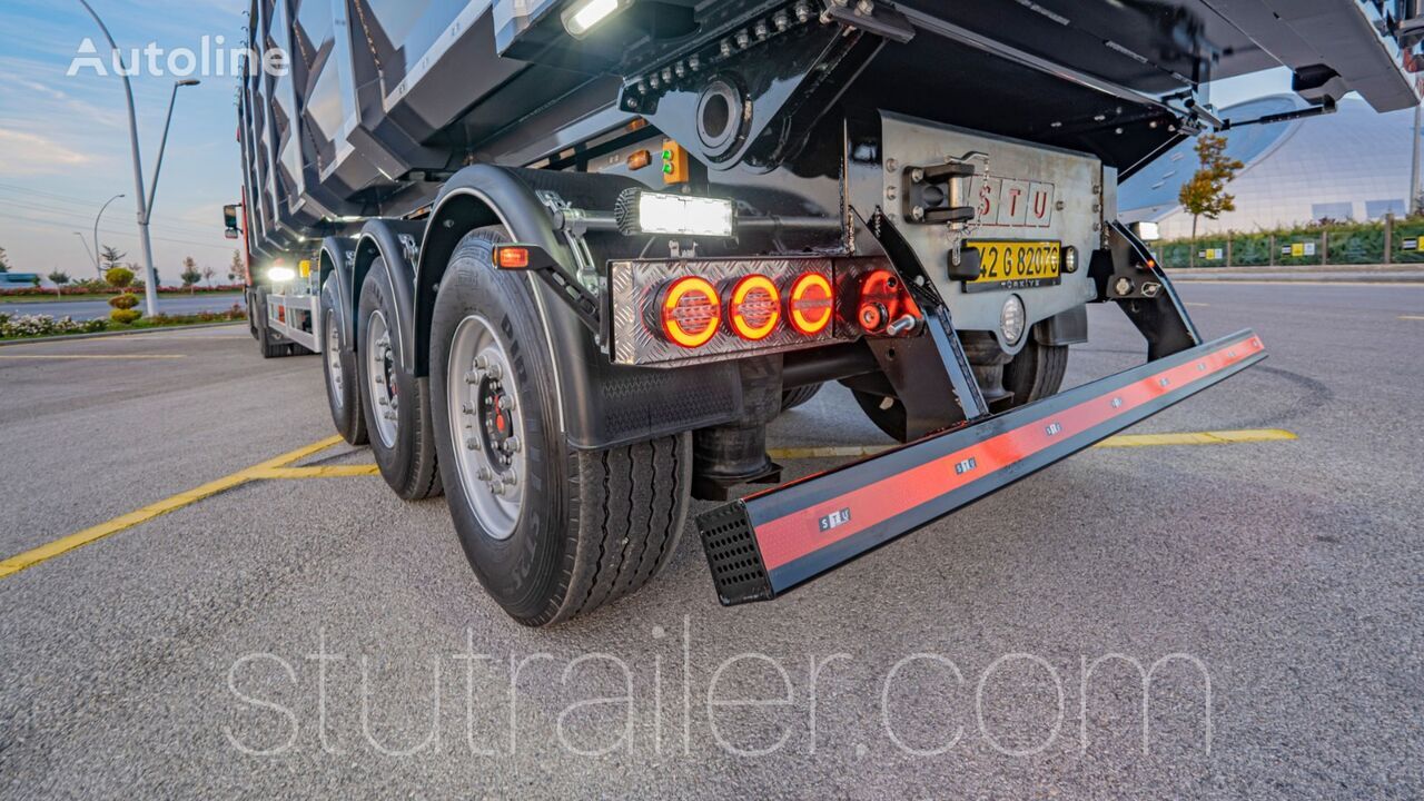 New Tipper semi-trailer STU 71m3 TIPPER TRAILER - FOR METAL SCRAP: picture 28