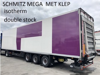 Refrigerated semi-trailer Schmitz Cargobull 3 ass ISO (geen koelmotor) oplegger met 2T klep, 95/105 cm trekker: picture 1