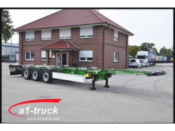 Container transporter/ Swap body semi-trailer Schmitz Cargobull 5 x SCF 24 G - 45 EURO, High, front Ausschub 45: picture 1