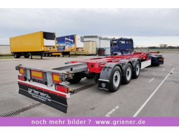 Container transporter/ Swap body semi-trailer Schmitz Cargobull SCF 24  20/40/2x 20 fuss LIFTACHSE mehrfach !: picture 1