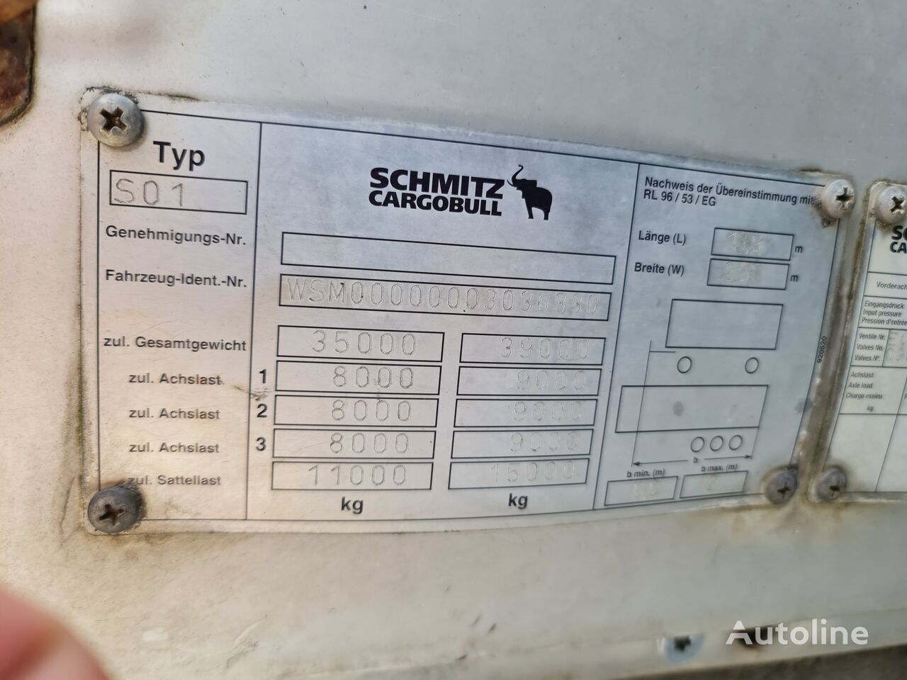 Curtainsider semi-trailer Schmitz Cargobull SCS STANDARD: picture 15