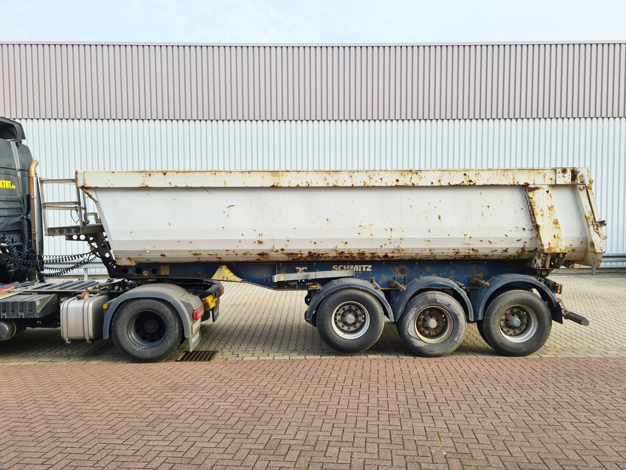 Tipper semi-trailer Schmitz Cargobull SKI 24 SL 7.2 SKI 24 SL 7.2, Stahlmulde ca. 24m³, Liftachse: picture 3