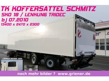 Refrigerated semi-trailer Schmitz Cargobull SKO 18/ LBW 2000 kg /TRIDEC / CARRIER 1300 CITY: picture 1