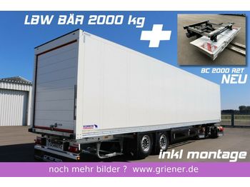 New Closed box semi-trailer Schmitz Cargobull SKO 18/ ROLLTOR / 2-achs / LIFTACHSE /LBW 2000: picture 1