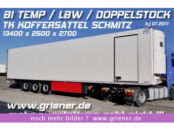 Refrigerated semi-trailer Schmitz Cargobull SKO 24/ BI TEMP /BLUMEN / SLX spectrum LBW /DS: picture 1