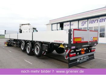 New Dropside/ Flatbed semi-trailer Schwarzmüller S1 / BAUSTOFF 600 mm bordwände 2 x LIFTACHSE: picture 1