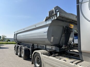 Tipper semi-trailer Schwarzmüller Stahlsegmentmulde 25m³, Elektrisches Verdeck,   Liftachse, Alu-Felgen: picture 1