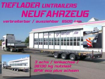  TIEFLADER LINTRAILERS lenka. /verbreiterbar/AZB - Semi-trailer