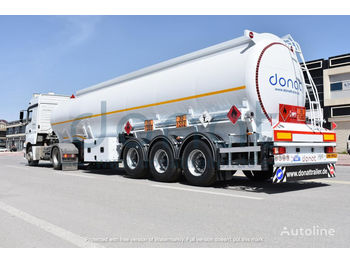 DONAT Aluminum Fuel Tanker with Bottom Loading - Tanker semi-trailer