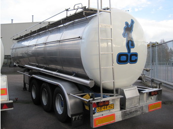 Dijkstra 31.000 L., FOOD TANK (MILK, WATER, JUICE, OILS) - Tanker semi-trailer