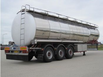 Dijkstra 38.000 L, 1 comp., insulated, pressure, heating - Tanker semi-trailer